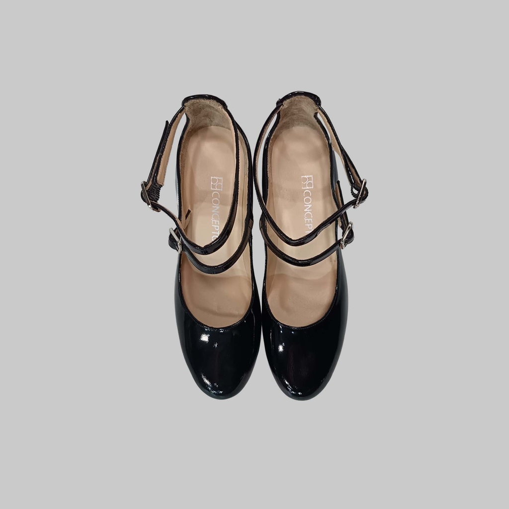 Tina - negro charol